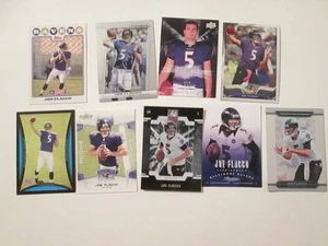 Football Lot of 40 Joe Flacco Ravens w/rookies, premiums, & inserts nrmt - Picture 1 of 2