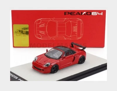 PEAKO 62506-64902 TOYOTA - MR2-S SPIDER CABRIOLET CLOSED 2000 - RED BLACK - 1/64 - Immagine 1 di 2