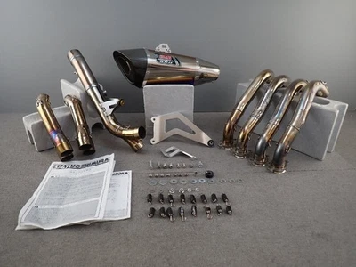 BMW S1000RR 10-14 YOSHIMURA SUS R11 Titanium blue Full exhaust muffler - Image 1 of 4