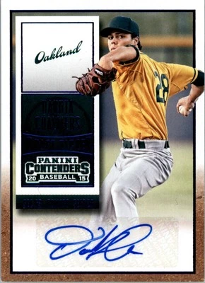 2015 Panini Contenders Draft Ticket Blue Foil #16 Dakota Chalmers Auto - BB - Image 1 of 2