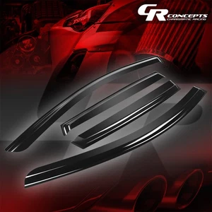 4 piezas viseras de ventana negras brillantes deflector de lluvia solar para Nissan Murano 2015-2024 - Imagen 1 de 5