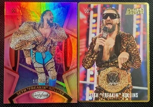 2023 Chronicles WWE Seth Freakin Rollins Lot Of (2) Action Packed + Pink /199! - Picture 1 of 3