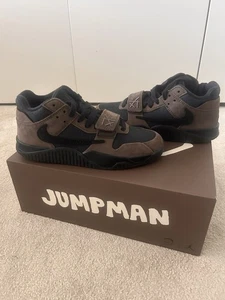 Travis Scott x Jordan Jumpman Jack TR Dark Mocha Trainers Uk 5 - Picture 1 of 5