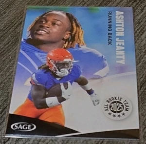 2025 SAGE High Series All Rookie Team ASHTON JEANTY Base Insert #162 Boise State - Bild 1 von 2