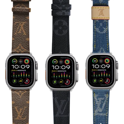 DESIGNER Apple watch band strap series 1 2 3 4 5 6 7 8 9 10 SE ULTRA 1 2 Bundle - Image 1 of 4