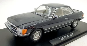 KK Scale 1/18 Scale Diecast KKDC180852 - Mercedes-Benz 500 SLC 1981 Dark Blue - Picture 1 of 5