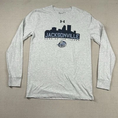 Camisa Under Armour Icemen Para Hombres Pequeña Jacksonville Ligas Menores Hockey Florida Foto 1 de 4