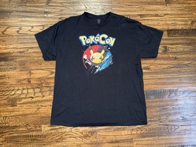 Vintage 90s Style Pok&eacute;mon &ldquo;Pokecon&rdquo; TCG Trading Card Show Graphic T-Shirt Sz XL