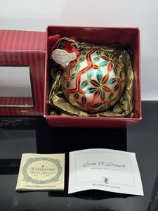 Waterford 2005 Annual Ball Ornament Limited Edition NIB Signed Sean O'Donnell - Bild 1 von 9
