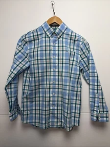 Vineyard Vines Shirt Boys M (12-14) Whale Long Sleeve Plaid Preppy Button Down - Picture 1 of 11