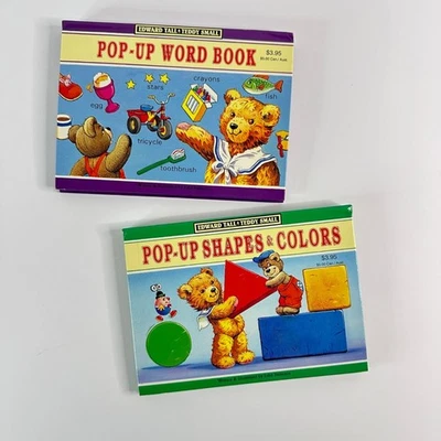 Edward Tall & Teddy Small Pop-Up Word, Shapes, Colors - Image 1 of 4
