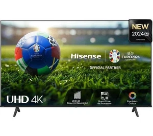 HISENSE 43A6NTUK 43" Smart 4K Ultra HD HDR LED TV with Amazon Alexa - Picture 1 of 7