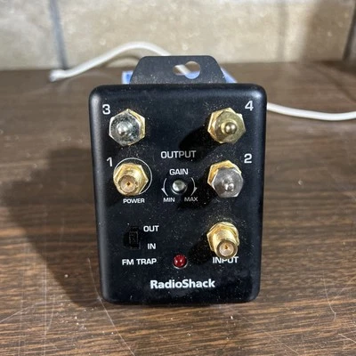 Radio Shack 1 in / 4-way Out Distribution Amplifier For Audio Or Video Missing - Image 1 of 2