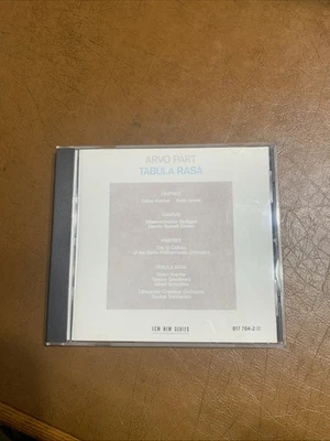 Arvo Pärt - Tabula Rasa CD 1984 ECM New Series Classical PolyGram Foto 1 de 3