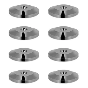8Pcs 25*4mm Spike Base Pad Speaker Shock Base Pad Audio Speaker Isolation Feet - Foto 1 di 16