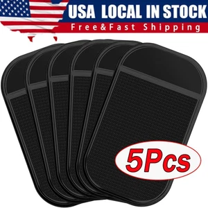 5 Stück Auto Magic Anti-Rutsch Armaturenbrett Klebepad Antirutschmatte GPS Handy Halter - Bild 1 von 16