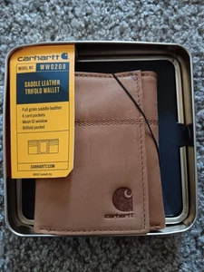 Carhartt Herren Sattelleder dreifach faltbare Geldbörse Modell WW0208 brandneu - Bild 1 von 6