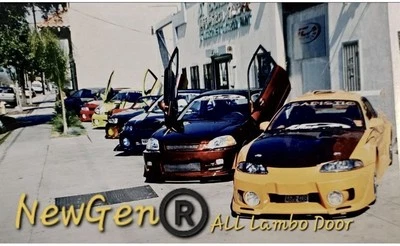 2000-2005 Mitsubishi Eclipse NewGen®️ Lambo Door Bolt On Kit Foto 1 de 4