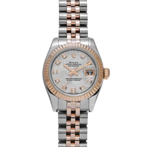 ROLEX Datejust 179171G Meteolite/diamond WATCH 629764 - Picture 1 of 5