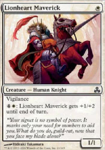 LIONHEART MAVERICK Guildpact MTG Magic the Gathering Cards DJMagic - Image 1 of 1