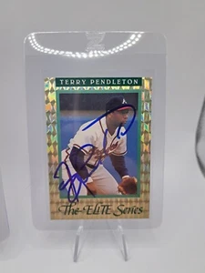 TERRY PENDLETON signed autograph 1992 Donruss Elite card MVP Braves 10000 insert - Picture 1 of 1