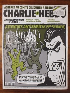 Charlie Hebdo N°435 octobre 2000 - Couverture Cabu, MEDEF Seillière et attentats - Imagen 1 de 2