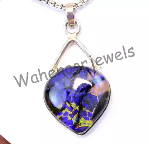 925 Pendente Argento Sterling 26.55 CT Naturale Monarch Opale di Fuoco Cabo - Foto 1 di 4
