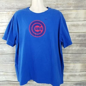 Nike Chicago Cubs Talla XXL Camiseta Manga Corta Azul Gráfico Cuello Redondo Para Hombres - Imagen 1 de 5