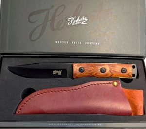 Herbertz Jagdmesser Sammlermesser AISI 440 A rostfrei Cocobolo Holz Full Tang - Bild 1 von 7
