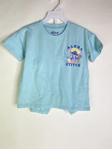 Disney Lilo and Stitch Aloha Matching Shorts and Top Outfit Set Girls Size 5 - Picture 1 of 12