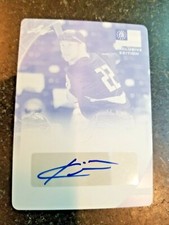 CARTER KIEBOOM Leaf 1/1 ROOKIE Auto Press Printing Plate one of one autograph 