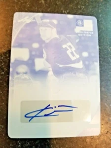 CARTER KIEBOOM Leaf 1/1 ROOKIE Auto Press Printing Plate one of one autograph - Picture 1 of 2