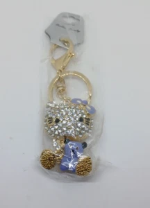 Bolso de cristal colgante para gatito para mujer azul - Imagen 1 de 3