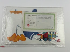 Walt Disney RCA Victor 4 Place Mats Vintage Dealer Promo NEW Sealed - Picture 1 of 4