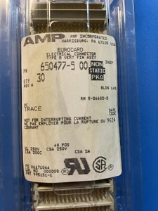 650477-5 DIN CONN PLUG 48 POS PCB AMP (2 PER LOT) - Picture 1 of 6