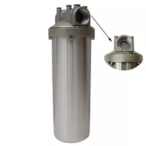Carcasa de filtro de agua inoxidable resistente a la corrosión para cartuchos de 10"L 1""NPT - Imagen 1 de 17