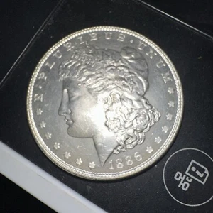 1886 $1 Morgan Silver Dollar Us Mint Coin AU - Picture 1 of 4