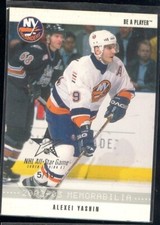 2002/03 Be A Player NHL ALL STAR GAME Stamp #/10 Alexei Yashin RARE! NY Islander