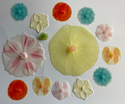 GRANDE Lote *CHARLES VIANCIN FLOWERS Tampas de Silicone BPA-FREE Tigela de Alimentos ARMAZENAMENTO - Imagem 1 de 4