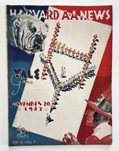 1937 Harvard - Yale Football Program In Very Good Condition - Picture 1 of 8