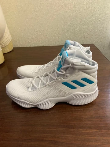 NBA adidas CCP_BCF Charlotte Hornets Basketball Shoes White/Teal Size15 Cover