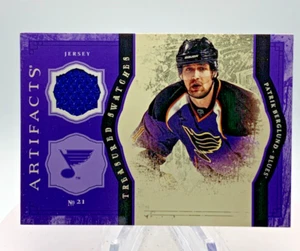 2011-12 Upper Deck Artifacts - Swatches Purple #TS-PB Patrik Berglund (MEM) - Picture 1 of 2