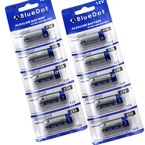10 pcs GP23A 12V Alarm-Remote Alkaline Batteries GP 23AE 21/23 A23 23A 23GA MN21 - Picture 1 of 1