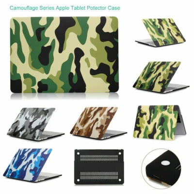 Funda rígida de camuflaje para Macbook 11" 12" 16" Pro 14" AIR 13" 15" M3 Foto 1 de 4