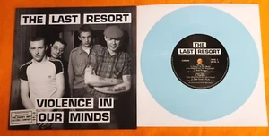 The Last Resort – Violence In Our Minds 7"  AWOL 2 ~ Ltd Ed No. 744 ~ Blue Vinyl - Picture 1 of 4