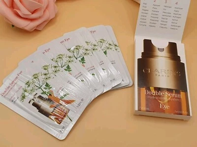 Clarins Paris 🌺 Double Serum Eye  Augen Serum Concentrate 7x 0,9ml =6,3ml Neu - Bild 1 von 2
