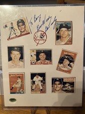 Bob Turley Autographed 8x10 Sports Cards Picture. Authenticated By CAS