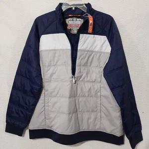 NWT CBUK Cutter & Buck Thaw Half-Zip Insulated Pullover Coat Wind Resistant XL - Picture 1 of 17