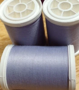 Coats Clark XP All Purpose Sewing Thread Lot 3 Spools 250 yd Ea LAVENDER PURPLE - Picture 1 of 1