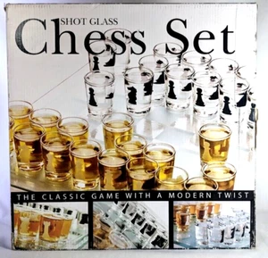 Fun Chess Drinking Game - Shot Glass Chess Set - Picture 1 of 5